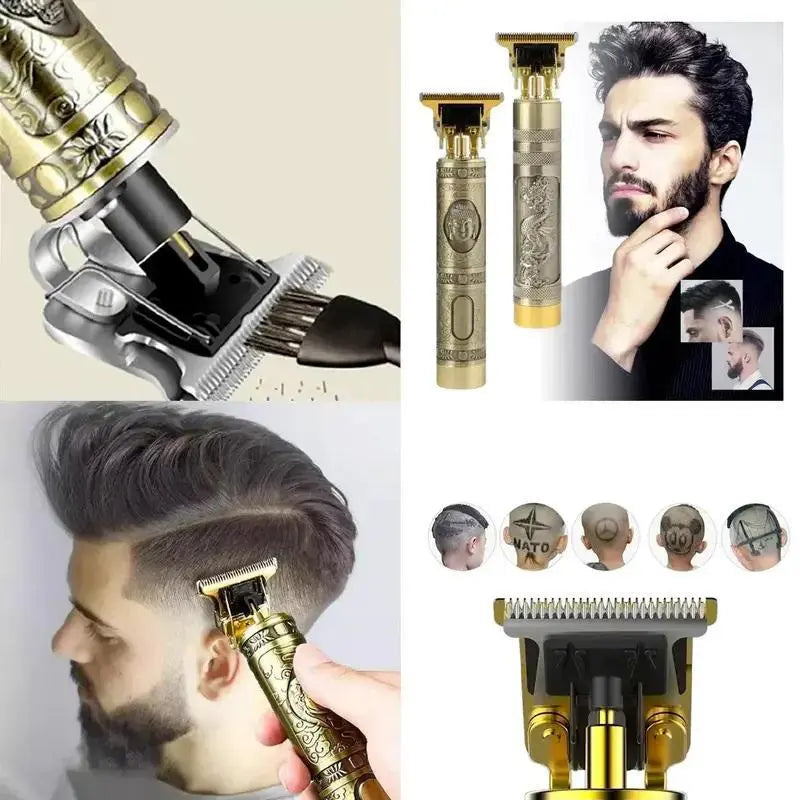 Máquina De Cortar Cabelo e Fazer Acabamento De Barba