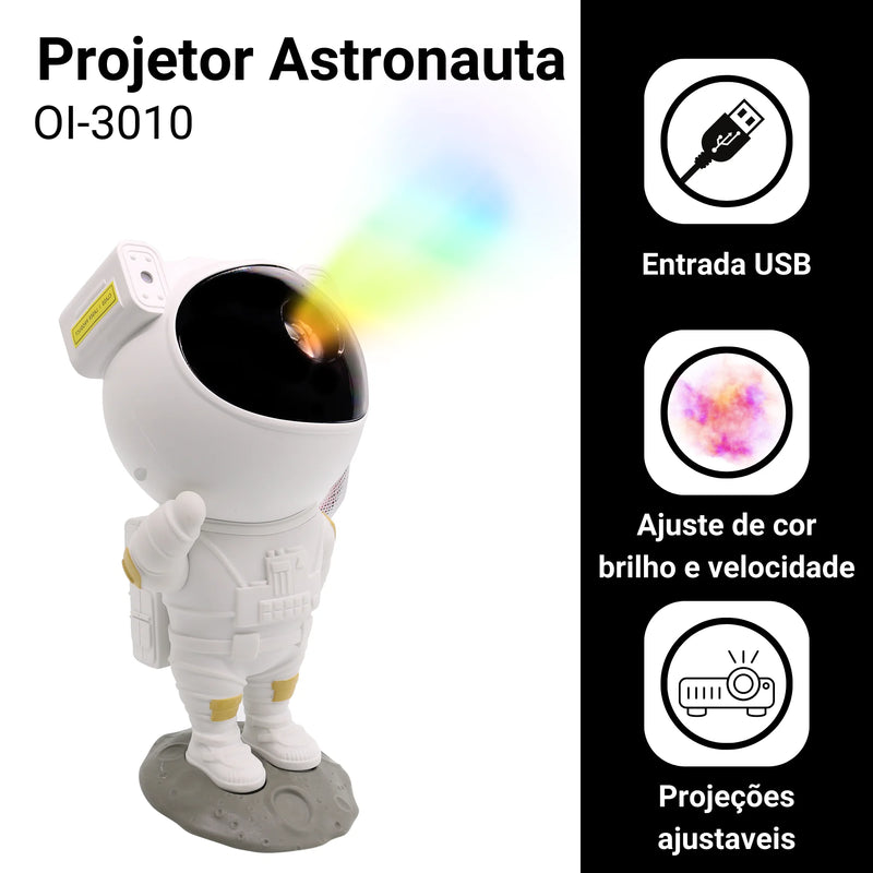 Projetor Astronauta Galaxy